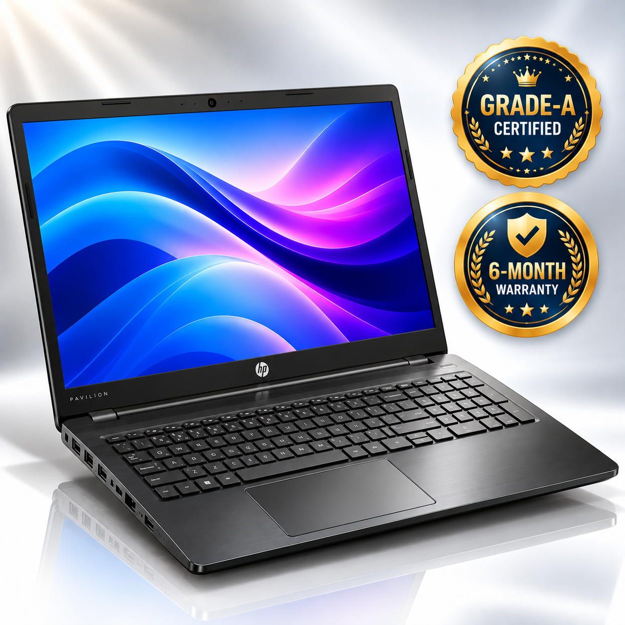 HP Pavilion 15-EC – AMD Ryzen 5, 8GB RAM, 256GB SSD + 1TB